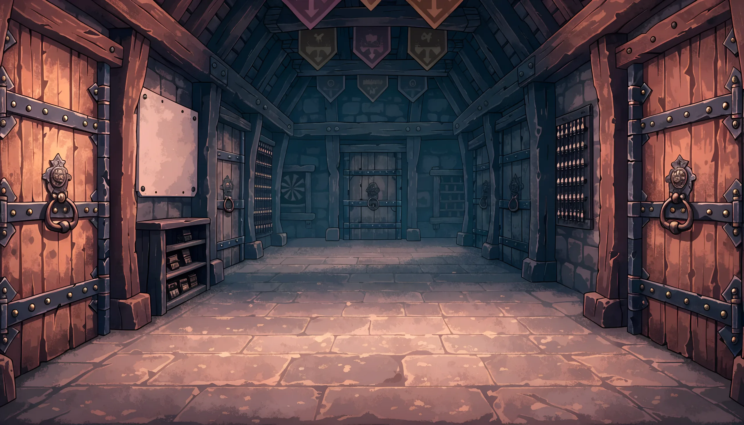 A calm fantasy scene for run events